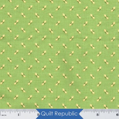 Andover Fabrics  Sunflower Meadow Green Set Geo