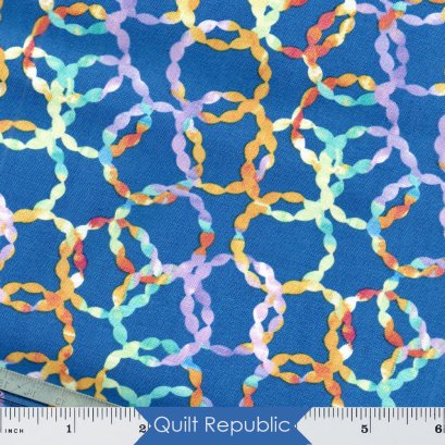 Blank Quilting Fabrics Joy of Color Color Pop Studio Linked Circle