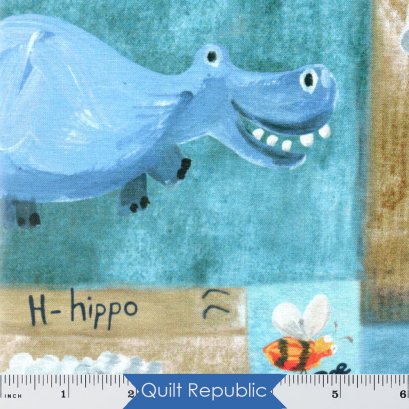 Michael Miller Friends of Many Colors Blue