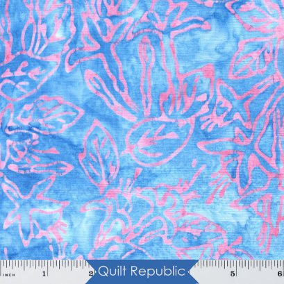 Robert Kaufman Artisan Batiks Garden Style Pastel Honey Suckle