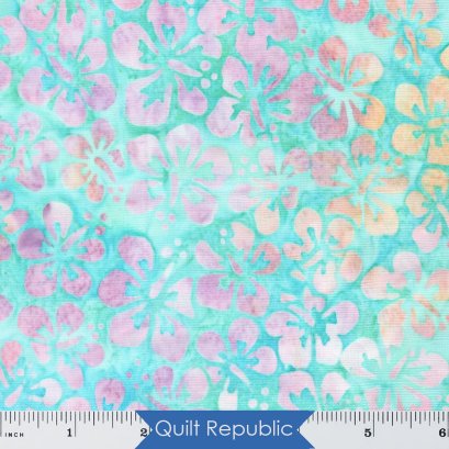 Robert Kaufman Artisan Batik Totally Tropical Hibicus