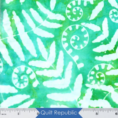 Robert Kaufman  Artisan Batiks Forest Glen Leaves Fern