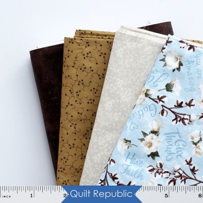 ผ้าคอตตอนสำหรับงานควิลท์ 1/4 หลา จัดเซ็ต 211