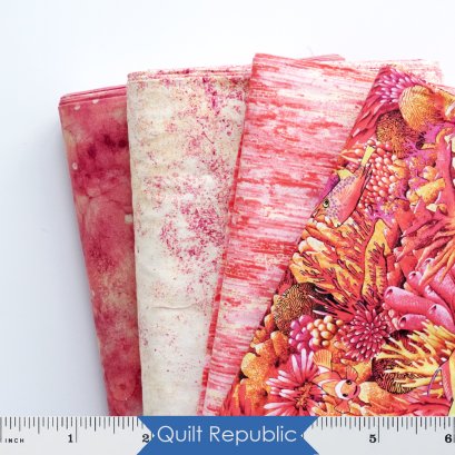 ผ้าคอตตอนสำหรับงานควิลท์ 1/4 หลา จัดเซ็ต 214