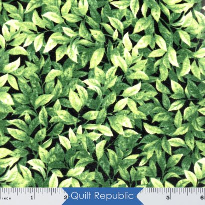 ผ้าลายใบไม้