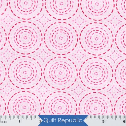 Wilmington Prints Fabrics Sew Little Time Pink Quilting Circles