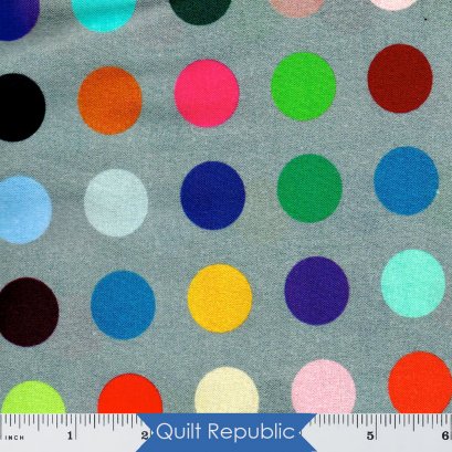 Windham Fabrics Many Color Dots Lite Bright Dots Wide Back  108"  3 yards