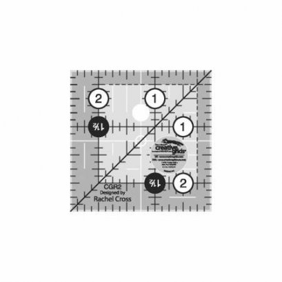 Creative Grids Quilt Ruler  2.5"x2.5"