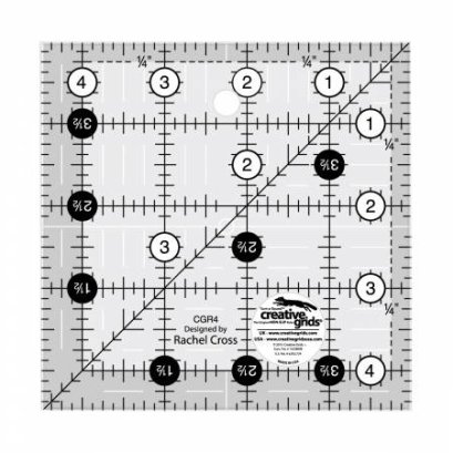 Creative Grids Quiit Ruler 4.5&quot;x4.5&quot;