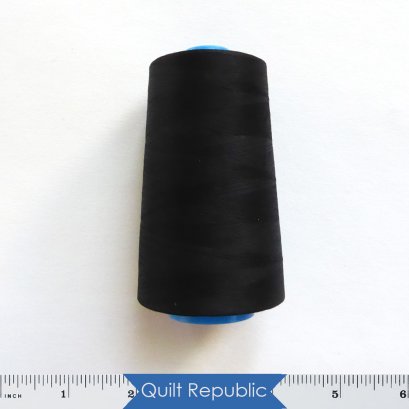 Presencia Cotton Sewing Thread 3-ply 60wt 4882 Yards  Black