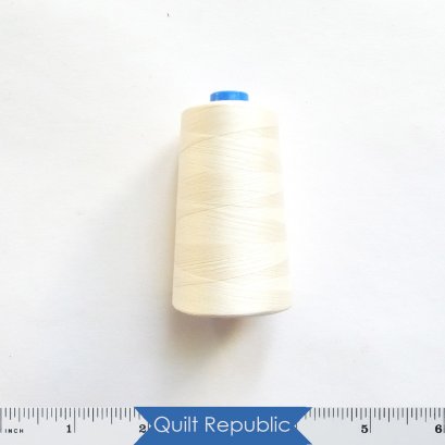 Presencia Cotton Sewing Thread 3-ply 60wt 4882 Yards  Winter White