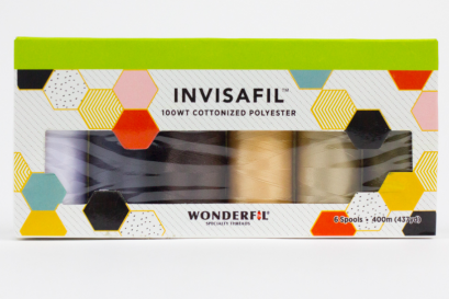 Wonderfil Threads Invisafils Mini Pack Always Neutral