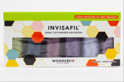 Wonderfil Threads Invisafils Mini Pack Tones That Meld