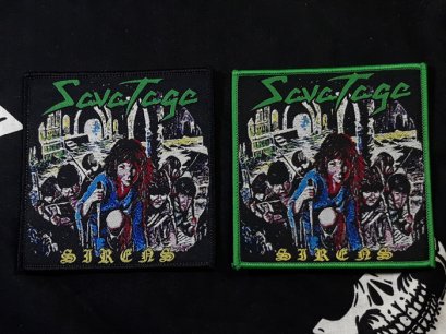SAVAGTAGE'Sirens' Woven Patch.(Bootleg)