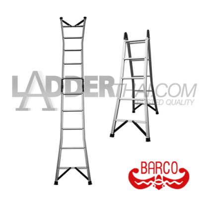 TPQ-BCHL05 (5 ฟุต) บันไดหัวล็อค ขึ้นลง 2 ทาง และพาดตรงได้ BARCO