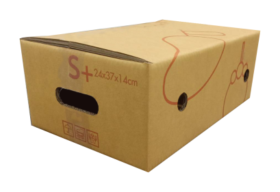 กล่องผลไม้มาตรฐาน Kerry ไซน์ S+  ( 19.25 บาท / ใบ )