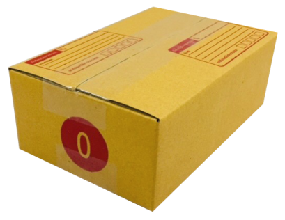 กล่องไปรษณีย์  เบอร์ 0 ( 2.25 บาท / ใบ )