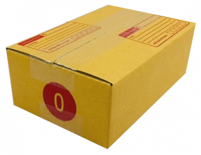 กล่องไปรษณีย์  เบอร์ 0 ( 2.25 บาท / ใบ )