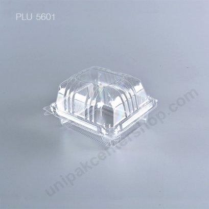 กล่องใส สี่เหลี่ยมผืนผ้า-M - ไซส์กลาง 11.4x14x8cm (Medium Rectangular OPS Food Box) (TP-43)A