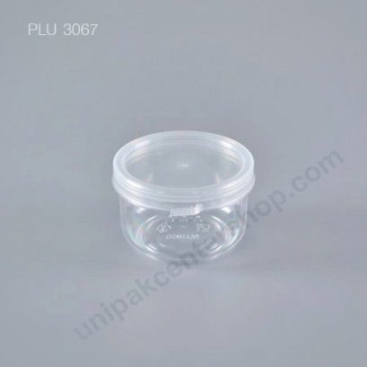 กระปุก ใส่อาหาร น้ำพริก PS (3 oz) 5.8 x 4.5 cm + ฝาฉีก Safety Seal