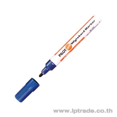 ปากกาไวท์บอร์ด Pilot หัวกลม 1.5-2mm สีน้ำเงิน