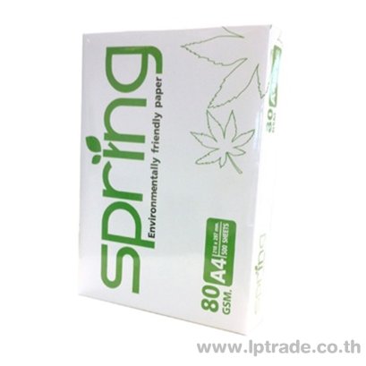 กระดาษถ่ายเอกสาร Spring A4 80g