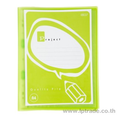 แฟ้มโชว์เอกสาร ออร์ก้า PFA-110 สีเขียว