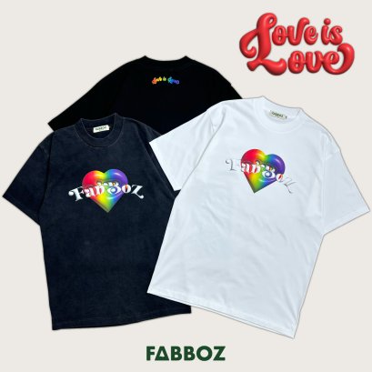 Fabboz Love is Love Oversized Premium Cotton T-Shirt