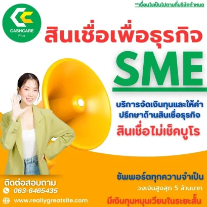 สินเชื่อเพื่อธุรกิจSMEสินเชื่อไม่เช็คบูโร