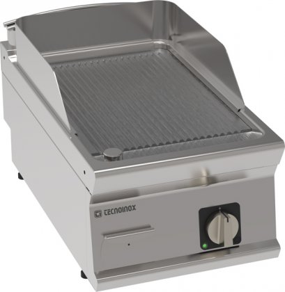 Electric Griddle With Electric Griddle With Ribbed Brushed Chromium Plate Top