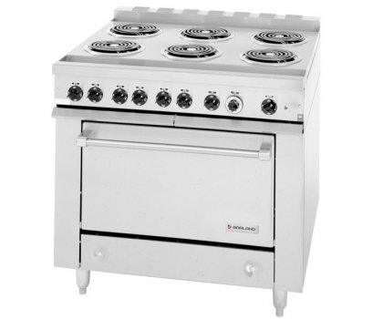 6 Electric Hot Plate  with Oven Below