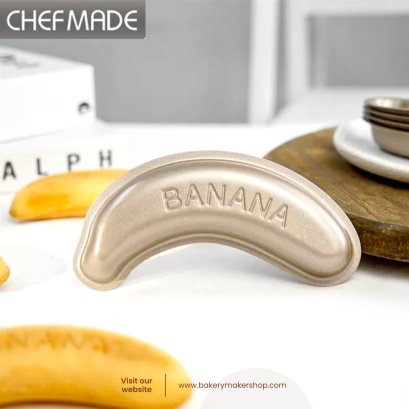 พิมพ์รูปกล้วยหอมเทฟล่อน 1 ชิ้น Chefmade