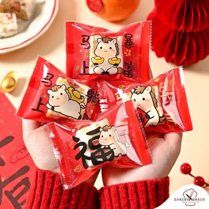 ถุงซีลคละลายน้องม้า ตรุษจีน7 x 10 ซม. 50 ใบ