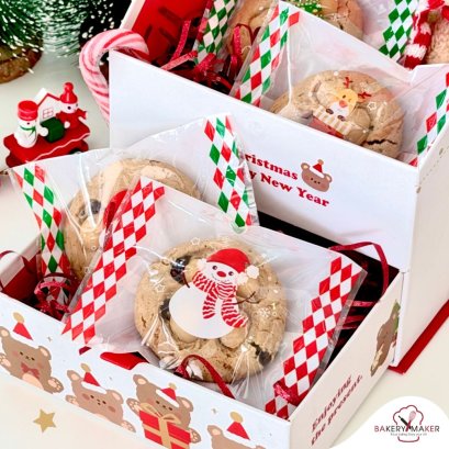 ถุงซีลคละ 4 ลายคริสต์มาส Christmas 50 ใบ