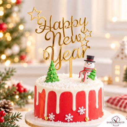 ป้ายอะคริลิค Happy New Year