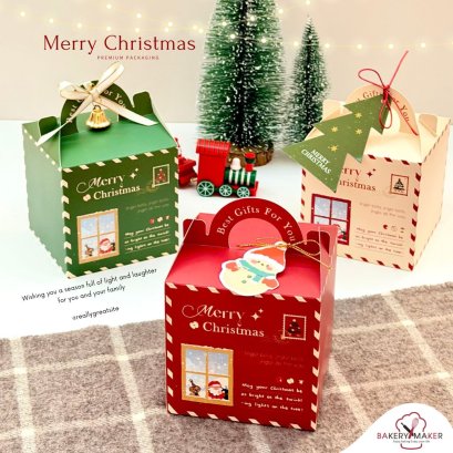 กล่องคุกกี้ mailbox หิ้วได้ 6 ใบ (ไม่รวมโบว์)