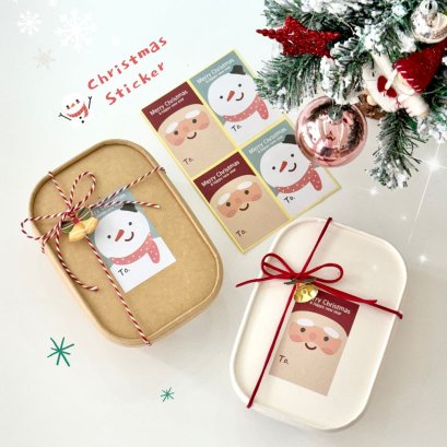 สติกเกอร์ Santa & Snowman 16 ดวง