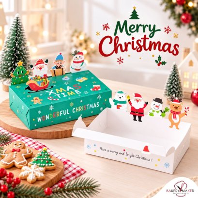 กล่อง2D Christmas 5 ใบ
