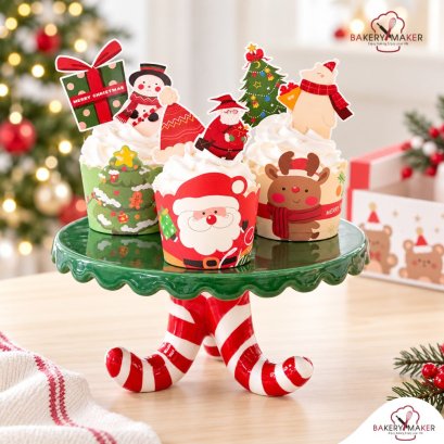 X'mas ถ้วยคัพเค้กกระดาษ คละ 3 แบบ