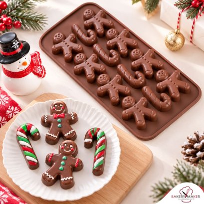 พิมพ์ช็อคโกแลต Ginger Bread Man