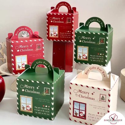 กล่องคุกกี้ mailbox หิ้วได้ 6 ใบ (ไม่รวมโบว์)