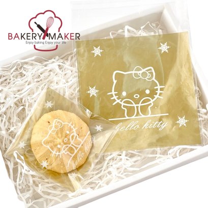 ถุงฝากาว Hello Kitty สีทอง 2 ขนาด