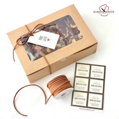 กล่องกระดาษสีน้ำตาลคราฟ 5 ใบ