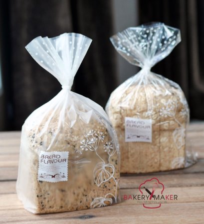 ถุงขนมปัง ขุ่น BREAD FLAVOUR 20 ใบ