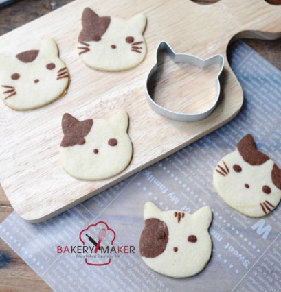 พิมพ์กดคุ้กกี้ หน้าแมว 1 ชิ้น