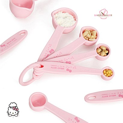 ชุดช้อนตวง Hello Kitty 4 pcs. plastic measuring spoons set