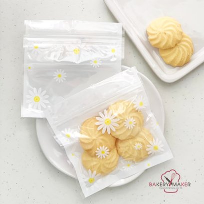 ถุงซิป ลายเดซี่ (10ใบ)