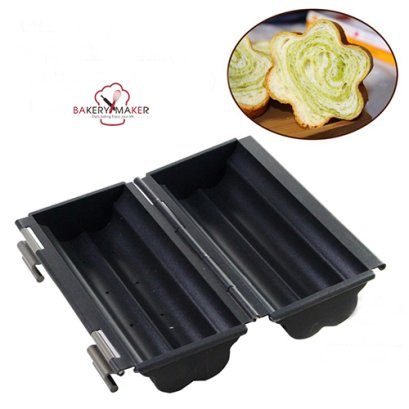 พิมพ์เทฟลอน ขนมปังรูปดอกไม้ 350 กรัม