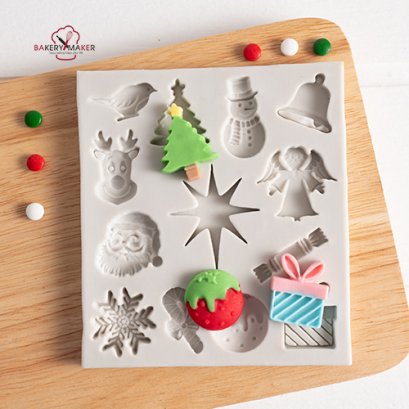 X&#039;mas พิมพ์ฟองดองท์ 11 ช่อง