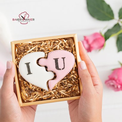 กล่องคุกกี้ทอง ฝาใส 5 ใบ